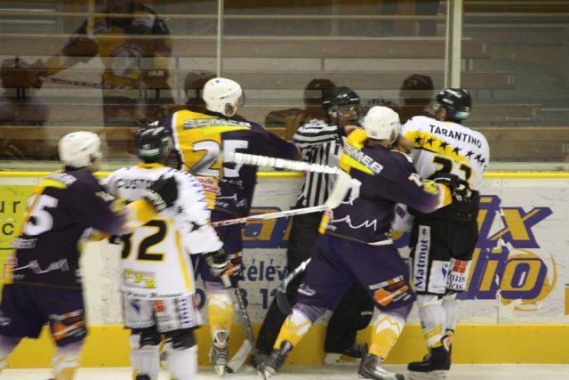 Photo hockey match Chamonix  - Rouen le 02/01/2010