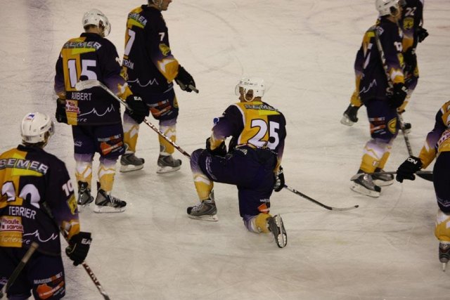 Photo hockey match Chamonix  - Rouen le 02/01/2010