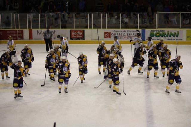 Photo hockey match Chamonix  - Rouen le 02/01/2010