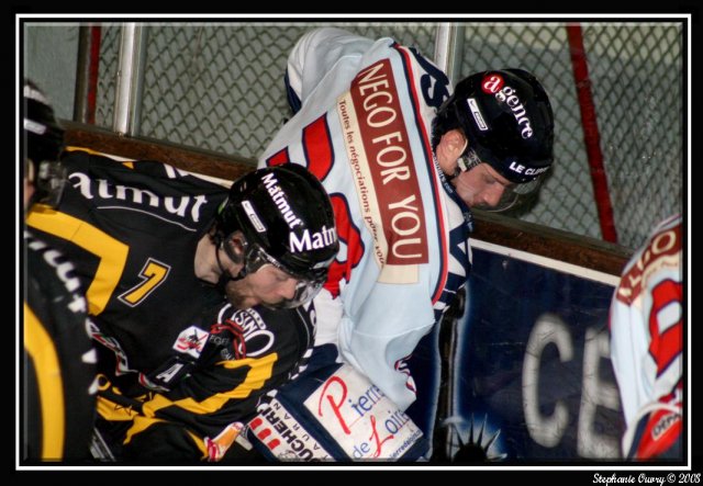 Photo hockey match Rouen - Angers  le 19/03/2008