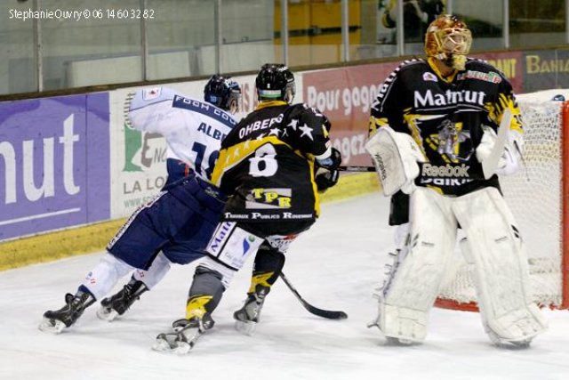 Photo hockey match Rouen - Angers  le 05/01/2010