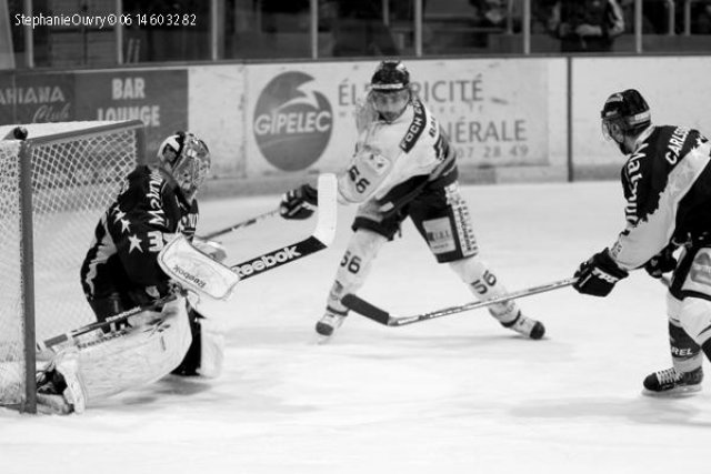 Photo hockey match Rouen - Angers  le 05/01/2010