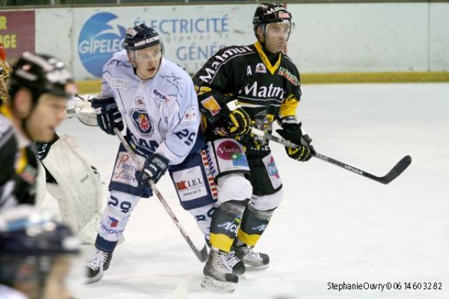 Photo hockey match Rouen - Angers  le 05/01/2010