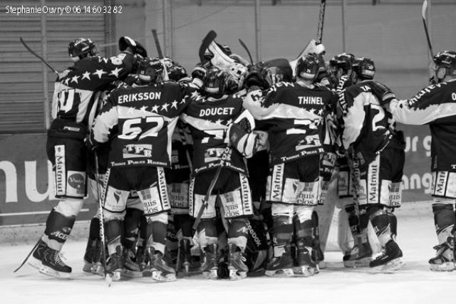 Photo hockey match Rouen - Angers  le 05/01/2010