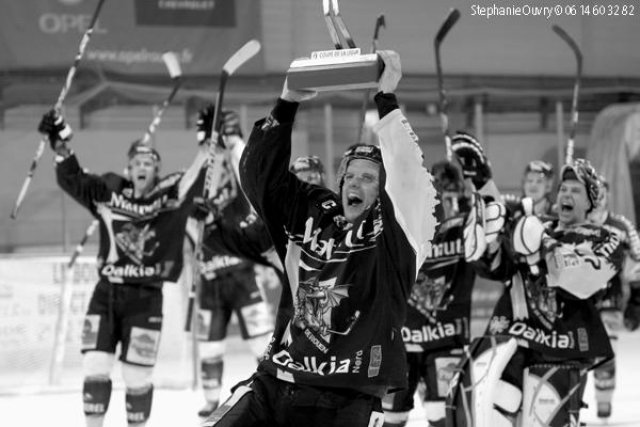 Photo hockey match Rouen - Angers  le 05/01/2010