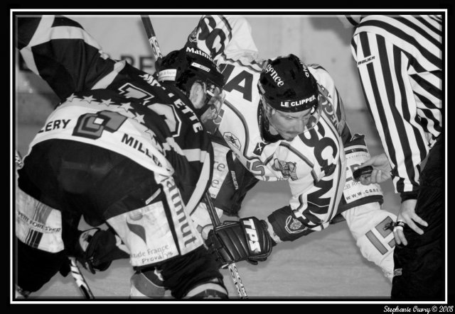 Photo hockey match Rouen - Angers  le 19/03/2008