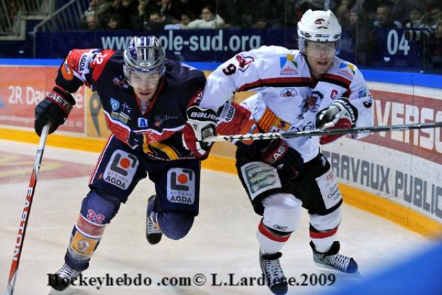 Photo hockey match Grenoble  - Briançon  le 09/01/2010