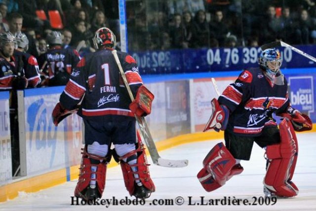 Photo hockey match Grenoble  - Briançon  le 09/01/2010