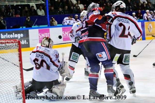 Photo hockey match Grenoble  - Briançon  le 09/01/2010