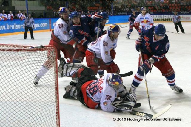 Photo hockey album Conti Cup 10 - Yunost Minsk - Salzburg