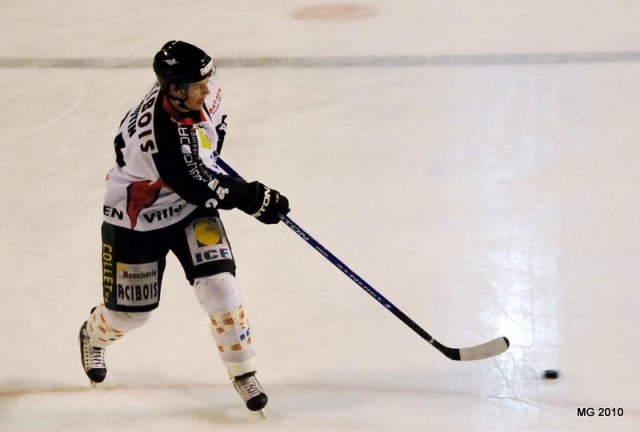 Photo hockey match Bordeaux - Caen  le 16/01/2010