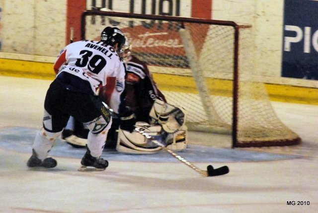 Photo hockey match Bordeaux - Caen  le 16/01/2010