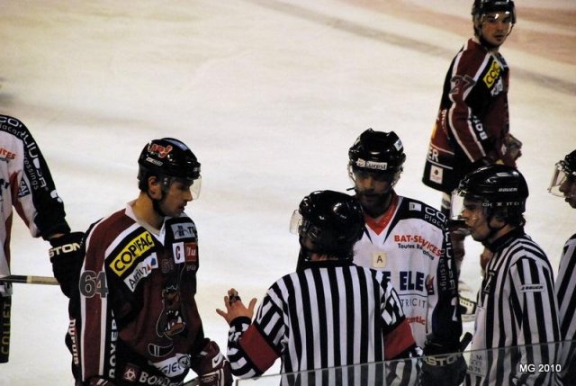 Photo hockey match Bordeaux - Caen  le 16/01/2010