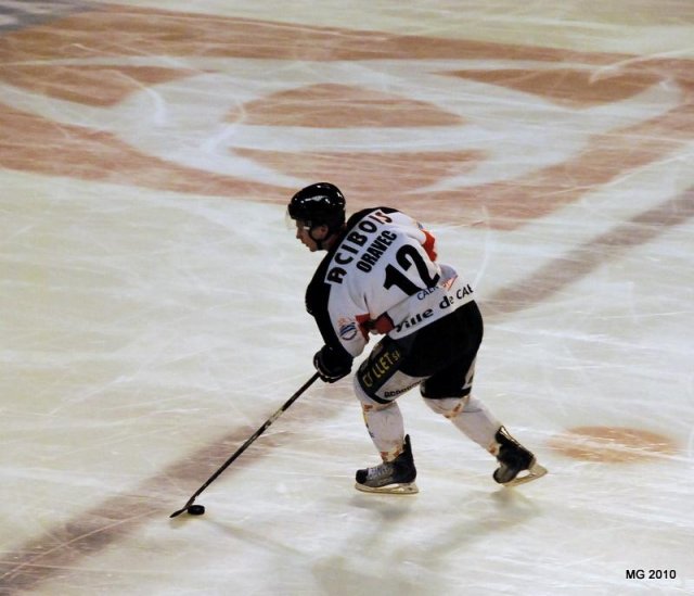 Photo hockey match Bordeaux - Caen  le 16/01/2010