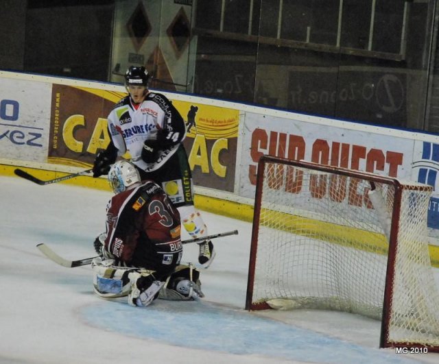 Photo hockey match Bordeaux - Caen  le 16/01/2010