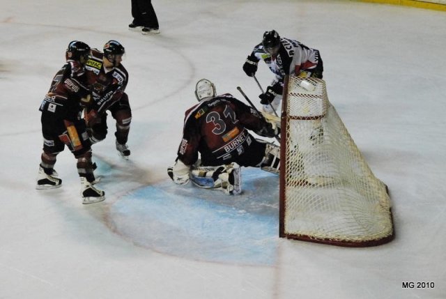 Photo hockey match Bordeaux - Caen  le 16/01/2010