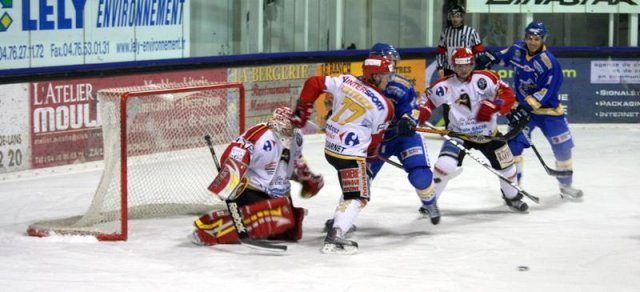 Photo hockey match Villard-de-Lans - Morzine-Avoriaz le 16/01/2010