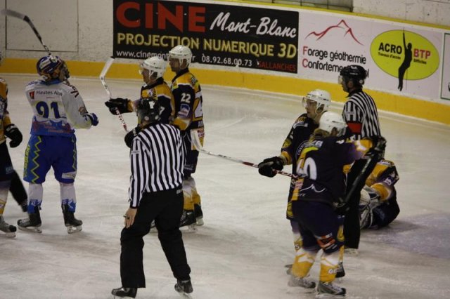 Photo hockey match Chamonix  - Gap  le 16/01/2010