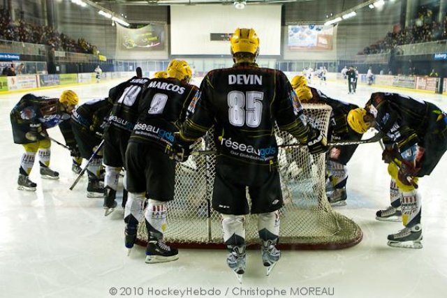 Photo hockey match Strasbourg  - Rouen le 16/01/2010
