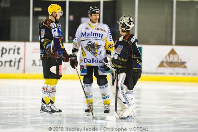 Photo hockey match Strasbourg  - Rouen le 16/01/2010