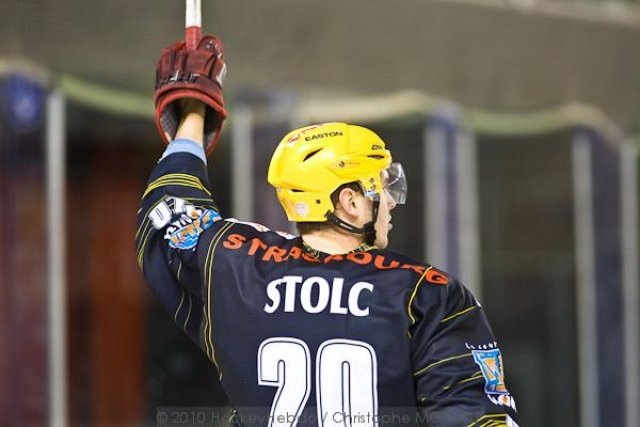 Photo hockey match Strasbourg  - Rouen le 16/01/2010