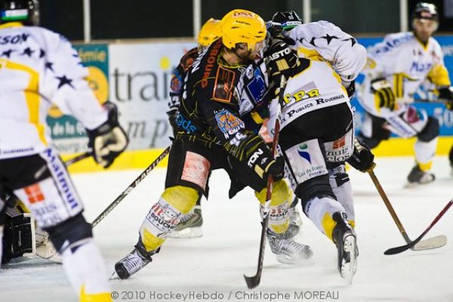 Photo hockey match Strasbourg  - Rouen le 16/01/2010