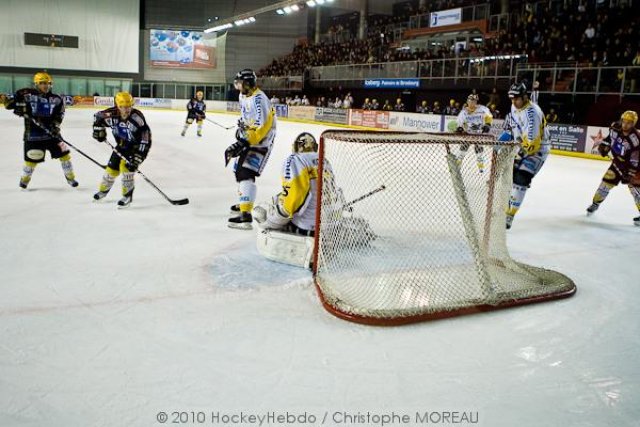 Photo hockey match Strasbourg  - Rouen le 16/01/2010