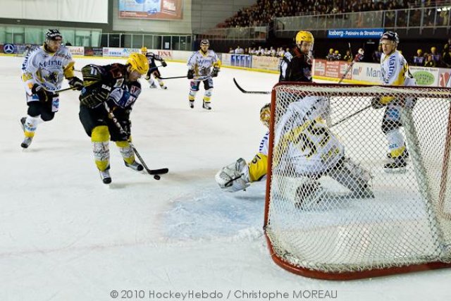 Photo hockey match Strasbourg  - Rouen le 16/01/2010