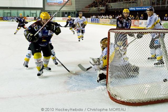 Photo hockey match Strasbourg  - Rouen le 16/01/2010
