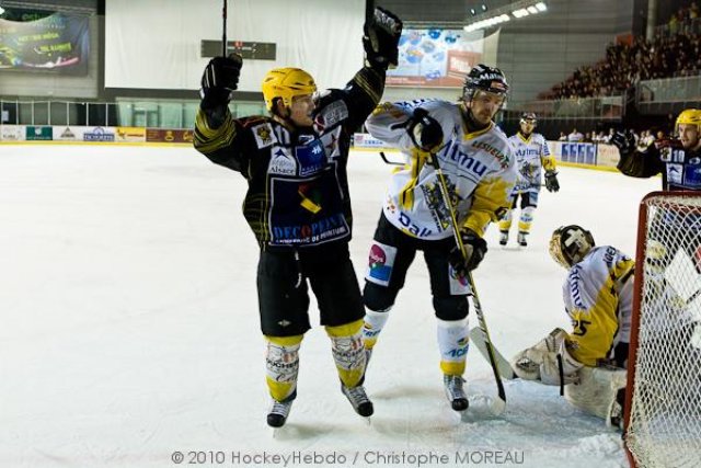 Photo hockey match Strasbourg  - Rouen le 16/01/2010