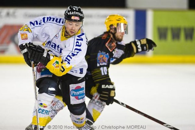 Photo hockey match Strasbourg  - Rouen le 16/01/2010