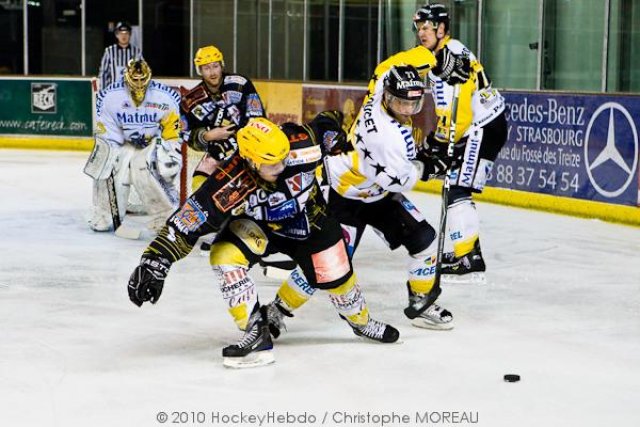 Photo hockey match Strasbourg  - Rouen le 16/01/2010