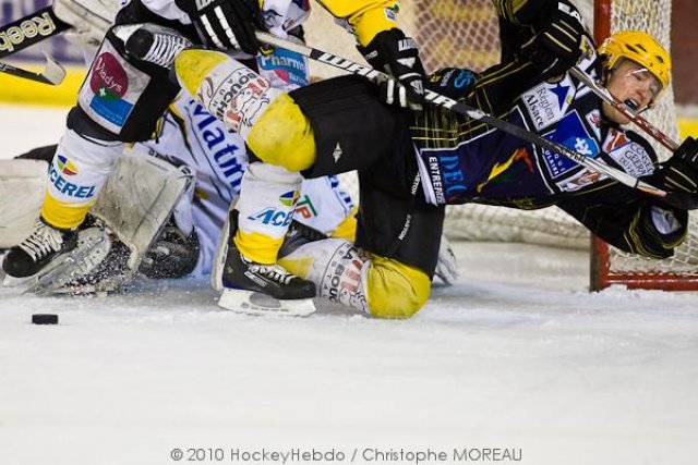 Photo hockey match Strasbourg  - Rouen le 16/01/2010