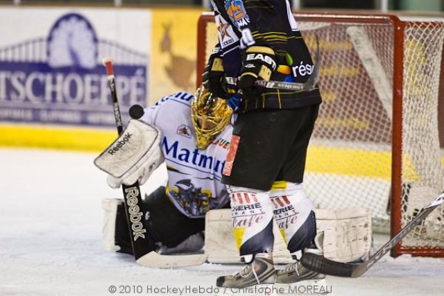 Photo hockey match Strasbourg  - Rouen le 16/01/2010