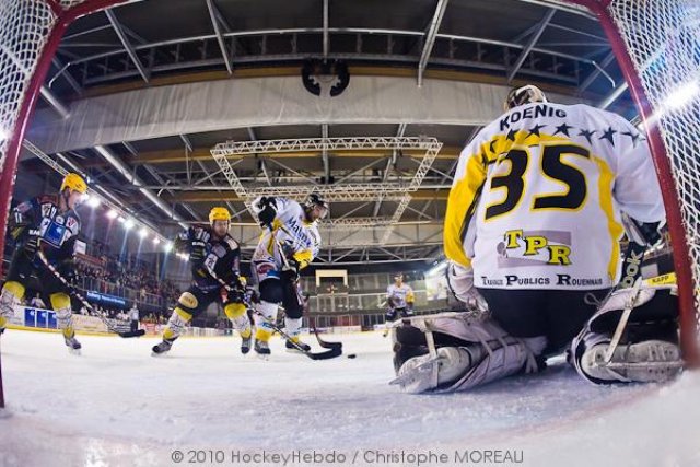 Photo hockey match Strasbourg  - Rouen le 16/01/2010