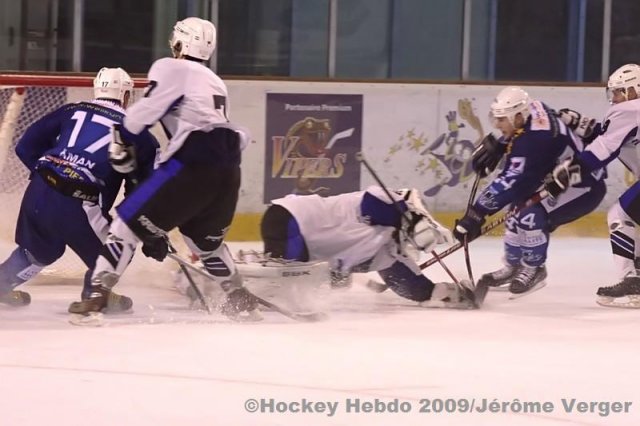 Photo hockey match Montpellier  - Garges-lès-Gonesse le 16/01/2010
