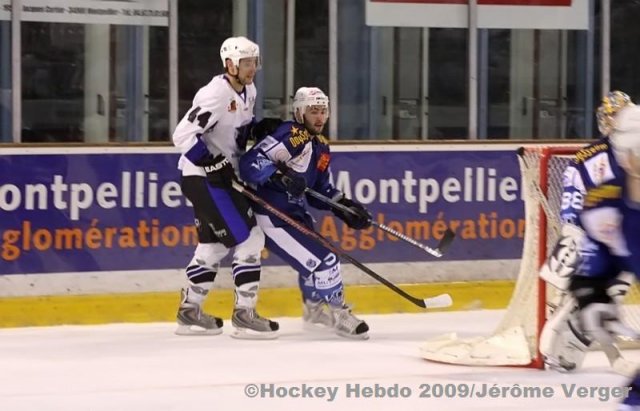 Photo hockey match Montpellier  - Garges-lès-Gonesse le 16/01/2010