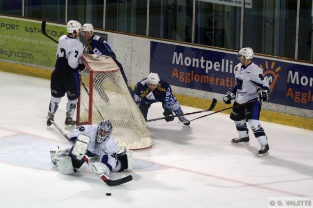 Photo hockey match Montpellier  - Garges-lès-Gonesse le 16/01/2010