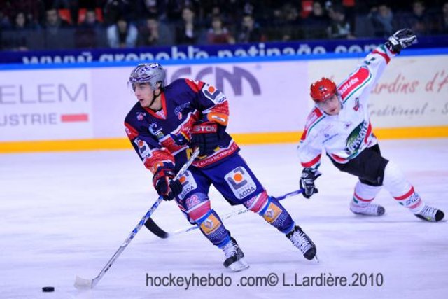 Photo hockey match Grenoble  - Mont-Blanc le 23/01/2010