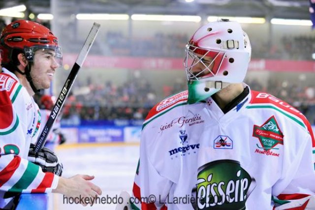 Photo hockey match Grenoble  - Mont-Blanc le 23/01/2010