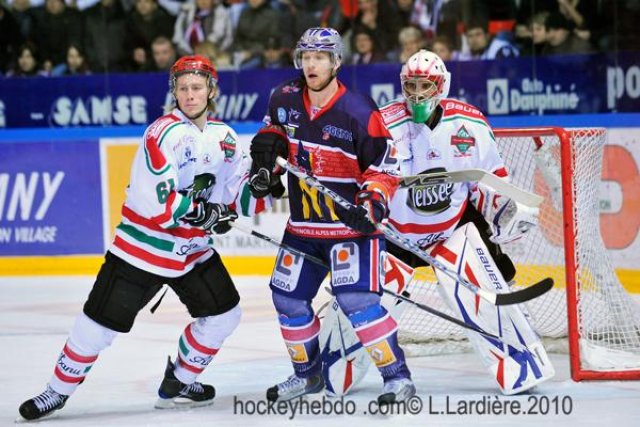 Photo hockey match Grenoble  - Mont-Blanc le 23/01/2010