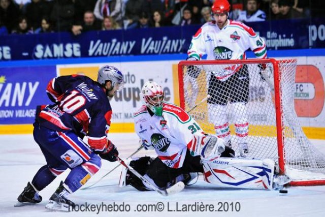 Photo hockey match Grenoble  - Mont-Blanc le 23/01/2010