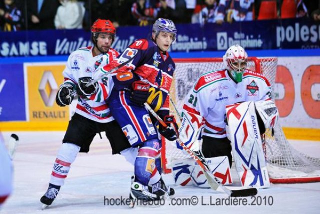 Photo hockey match Grenoble  - Mont-Blanc le 23/01/2010