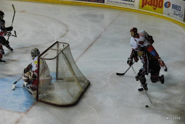 Photo hockey match Bordeaux - Valence le 23/01/2010