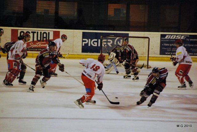 Photo hockey match Bordeaux - Valence le 23/01/2010