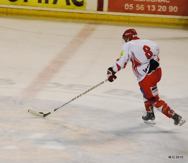 Photo hockey match Bordeaux - Valence le 23/01/2010
