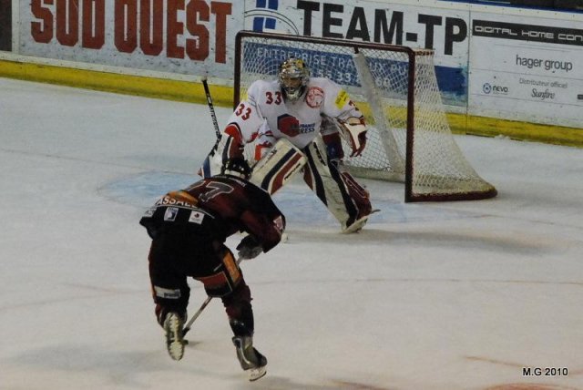 Photo hockey match Bordeaux - Valence le 23/01/2010