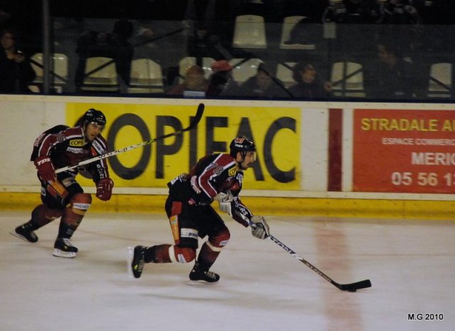 Photo hockey match Bordeaux - Valence le 23/01/2010