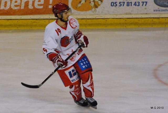 Photo hockey match Bordeaux - Valence le 23/01/2010