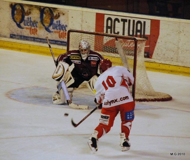 Photo hockey match Bordeaux - Valence le 23/01/2010